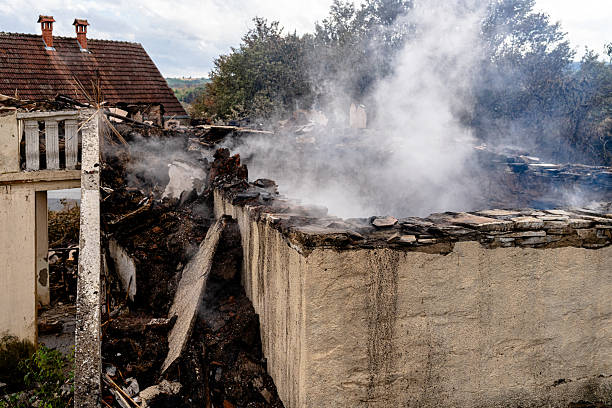 Professional Fire Damage Removal technician working in Pitman, NJ